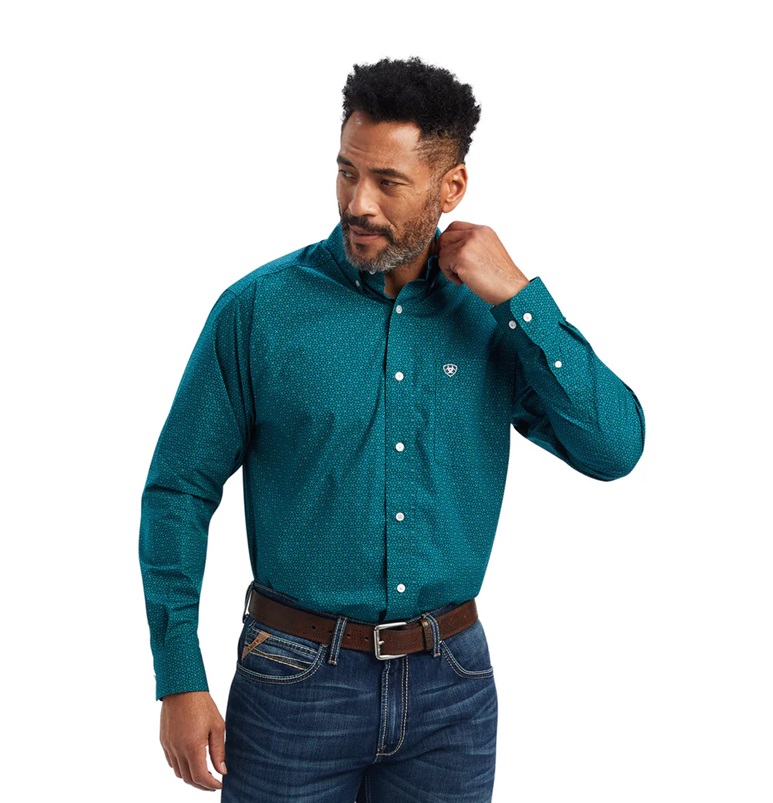 Ariat Mens Benson Classic Shirt - Everglade - Roundyard